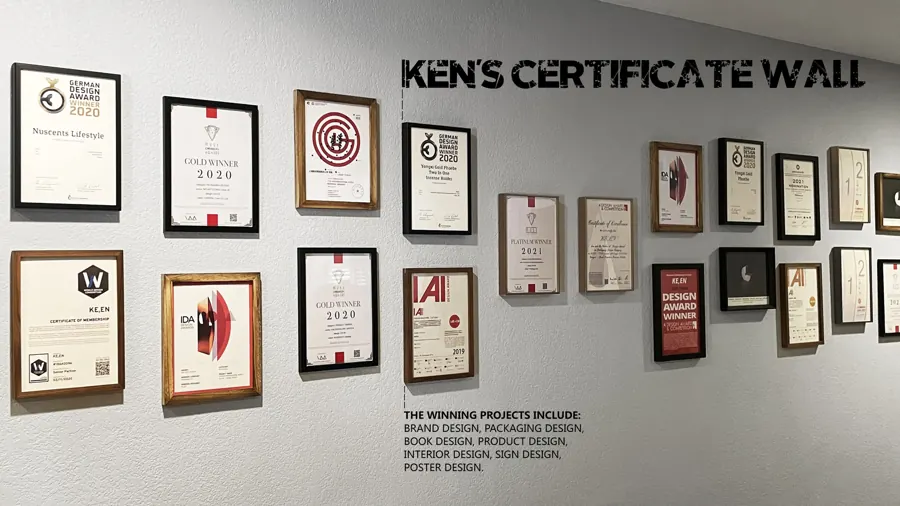 Award certificates